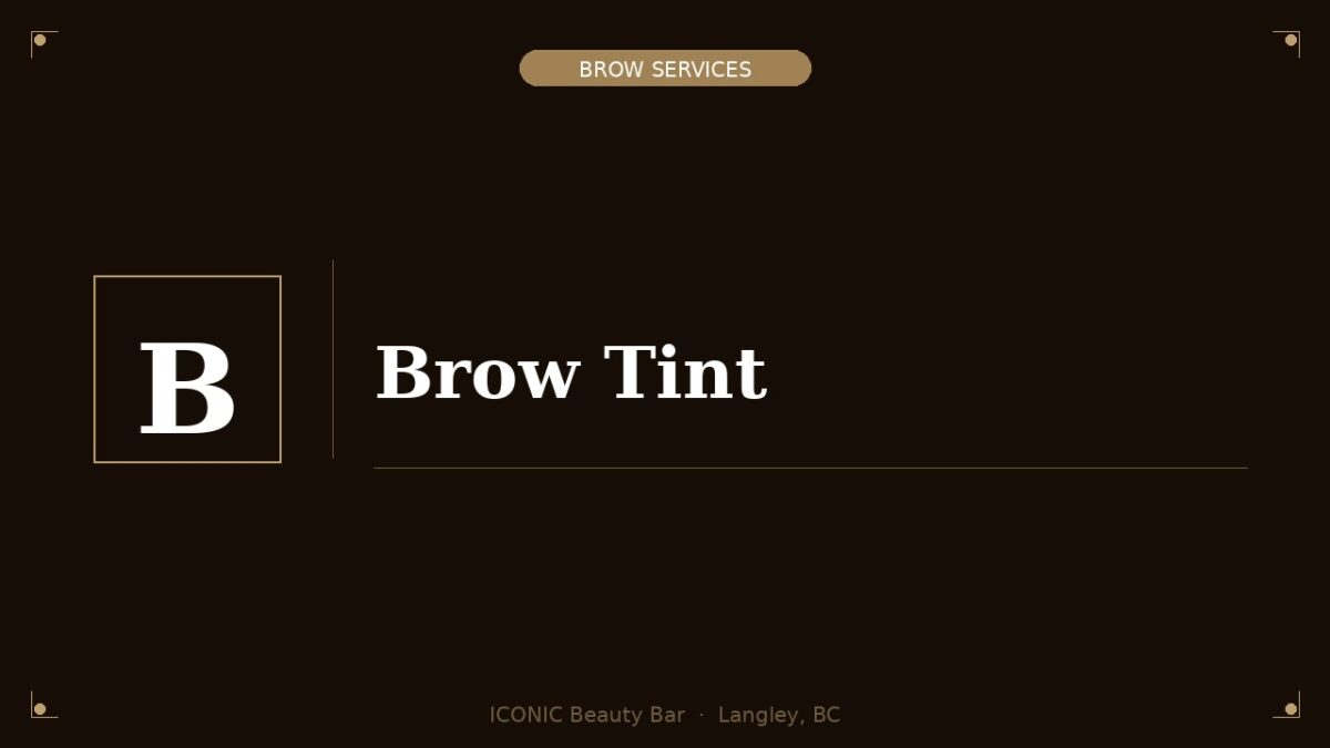 Brow Tint
