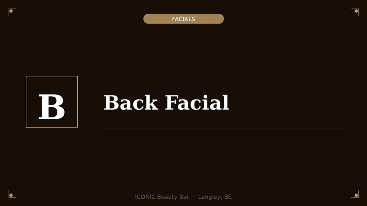 Back Facial