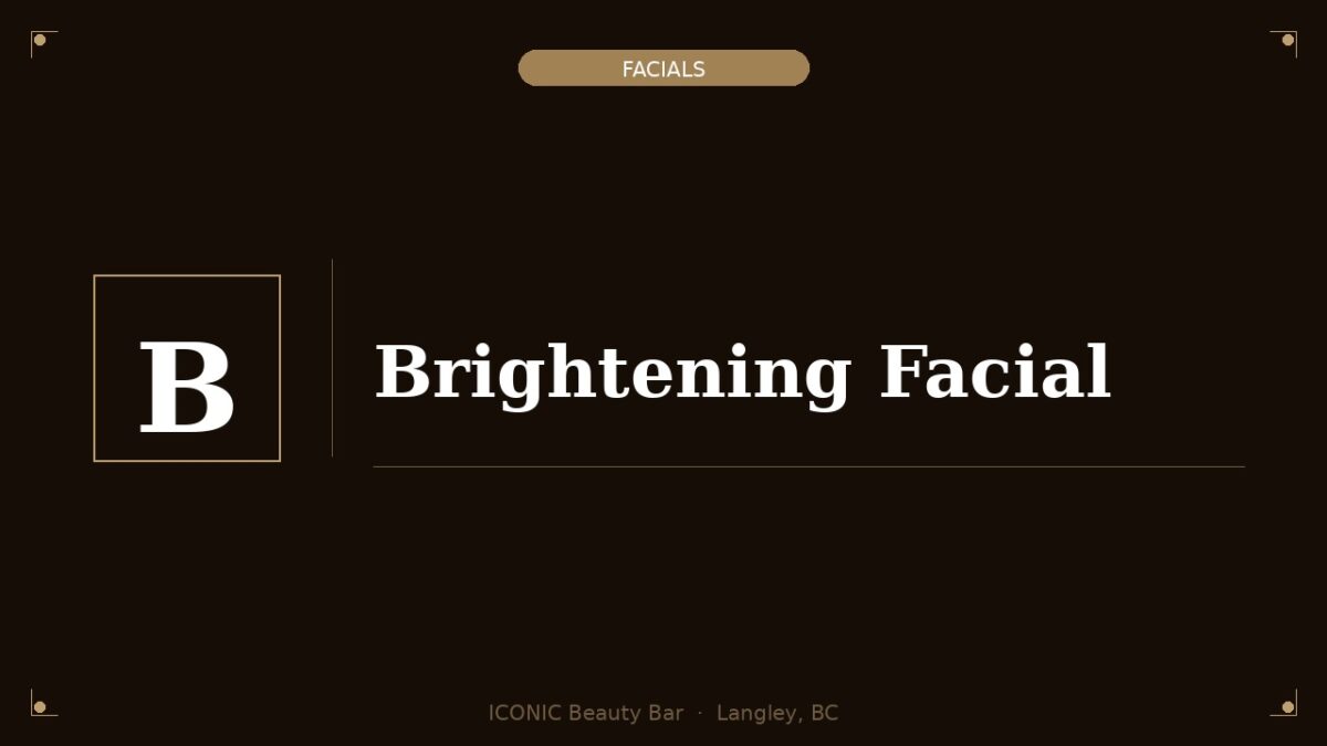 Brightening Facial