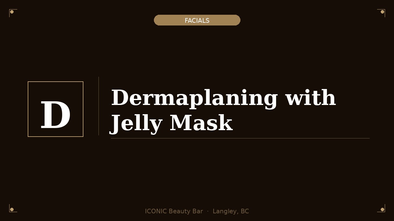 Dermaplaning with Jelly Mask