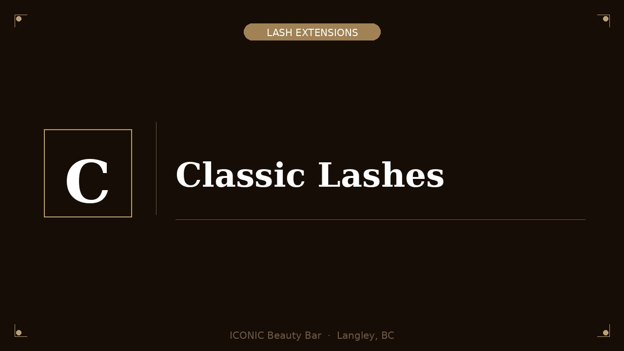 Classic Lashes - Fill