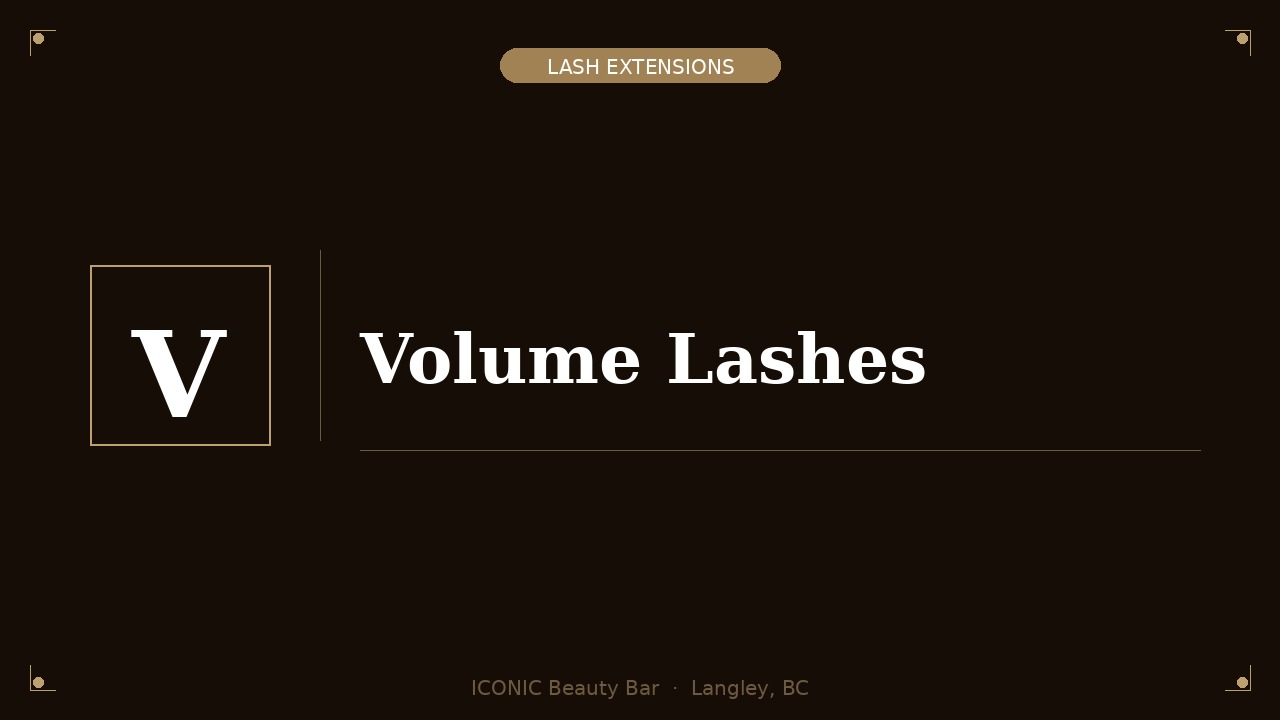 Volume Lashes - Fill
