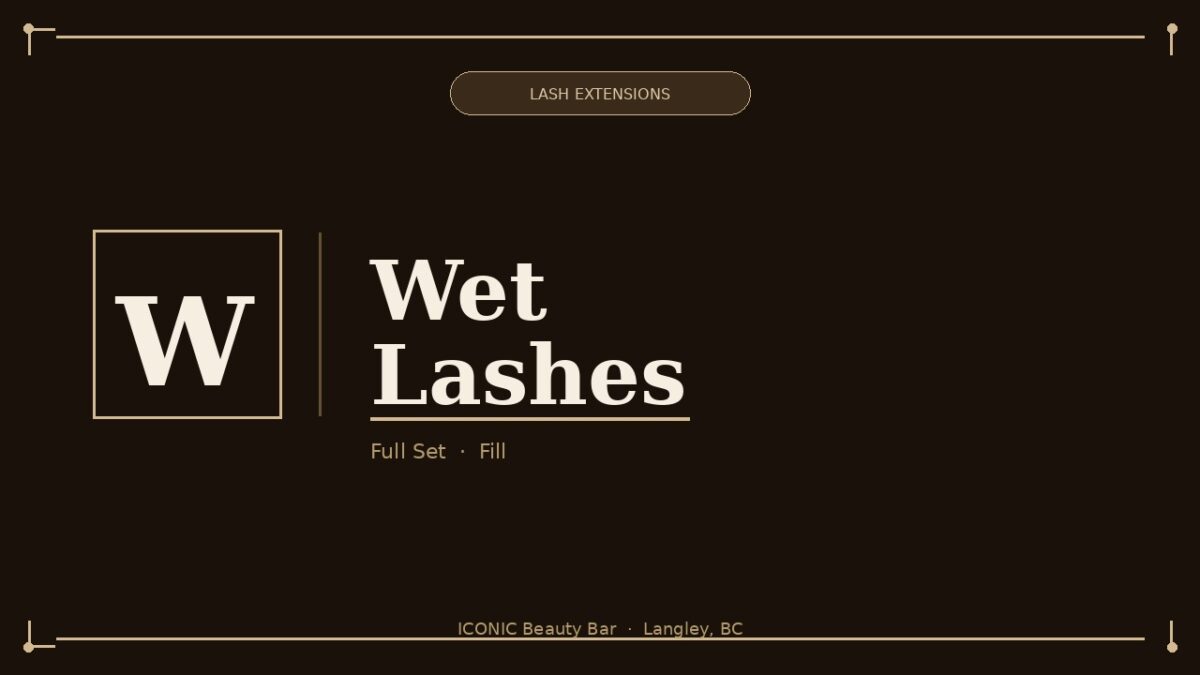 Wet Lashes - Full Set