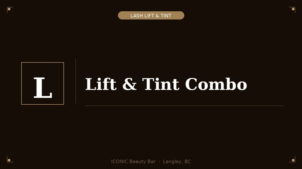 Lash Lift and Tint Combo