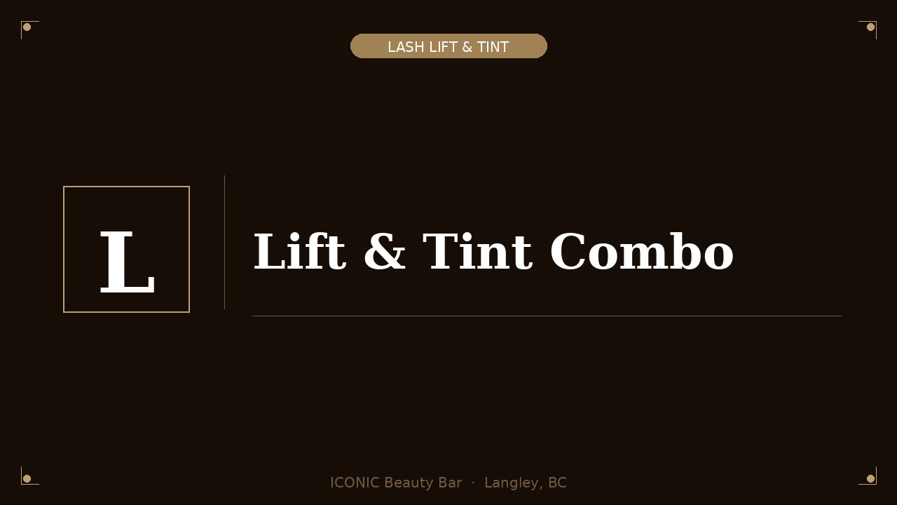Lash Lift and Tint Combo