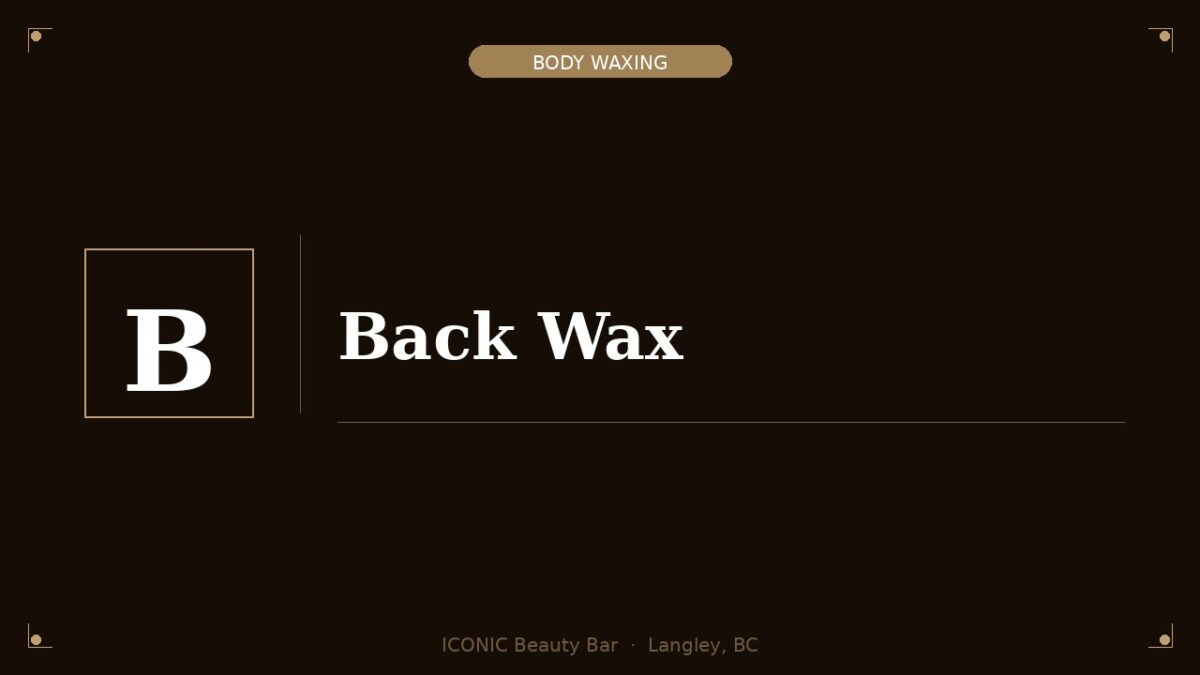Back Wax