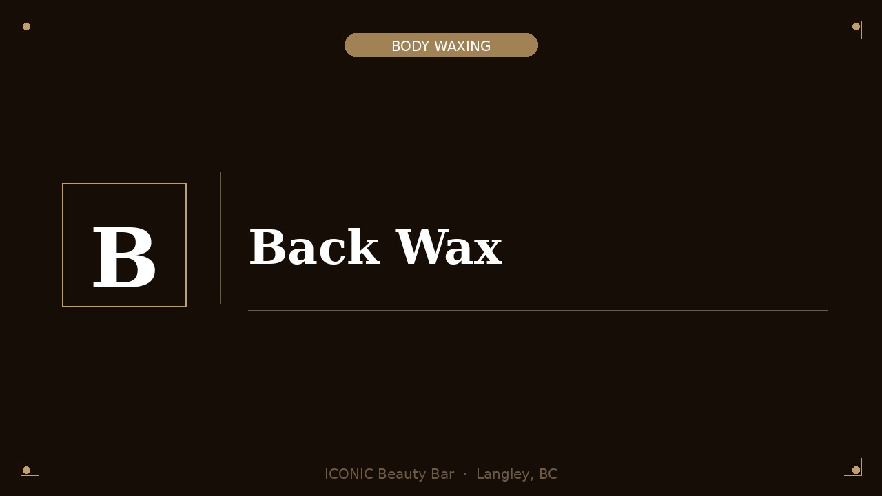 Back Wax