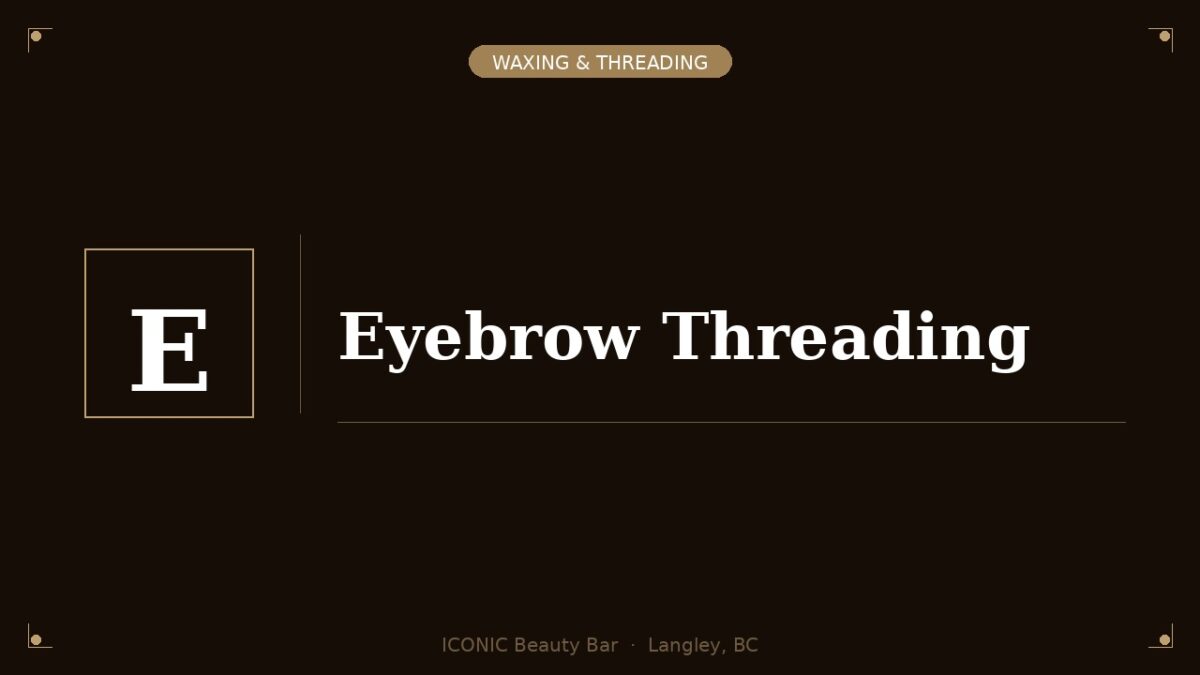 Eyebrow Threading