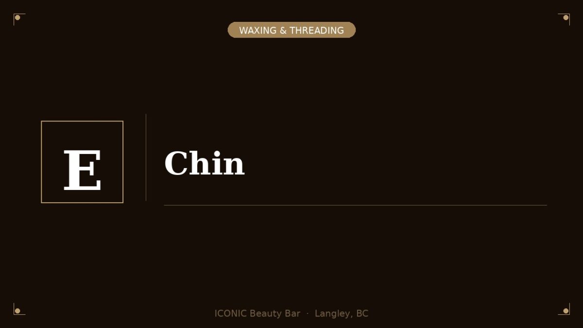 Chin Waxing/Threading