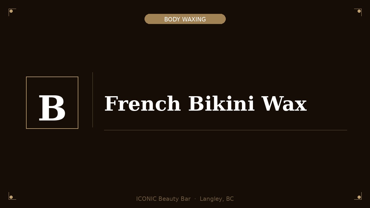 French Bikini Wax