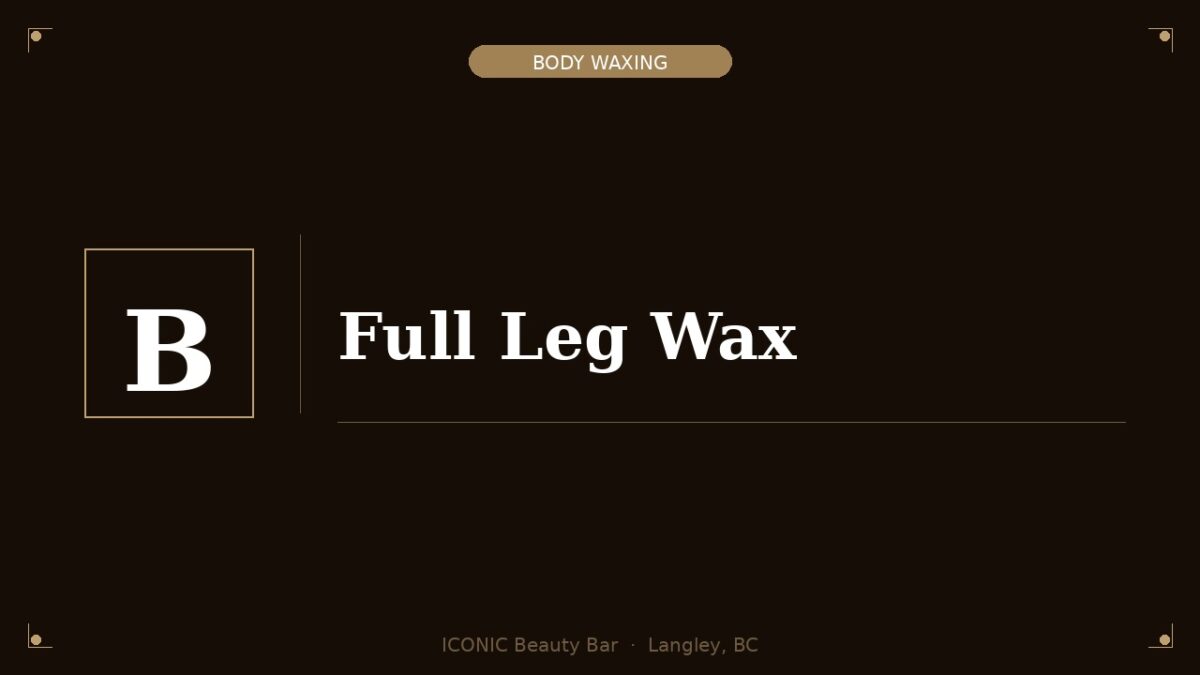 Full Leg Wax