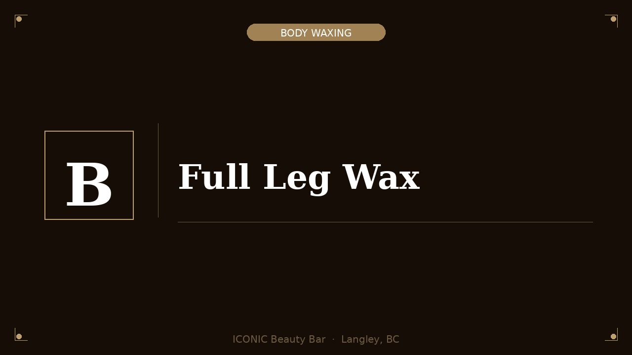 Full Leg Wax