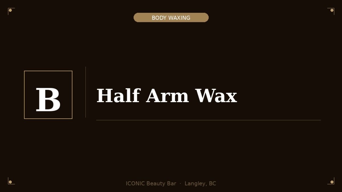 Half Arm Wax