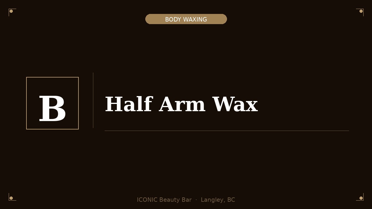Half Arm Wax
