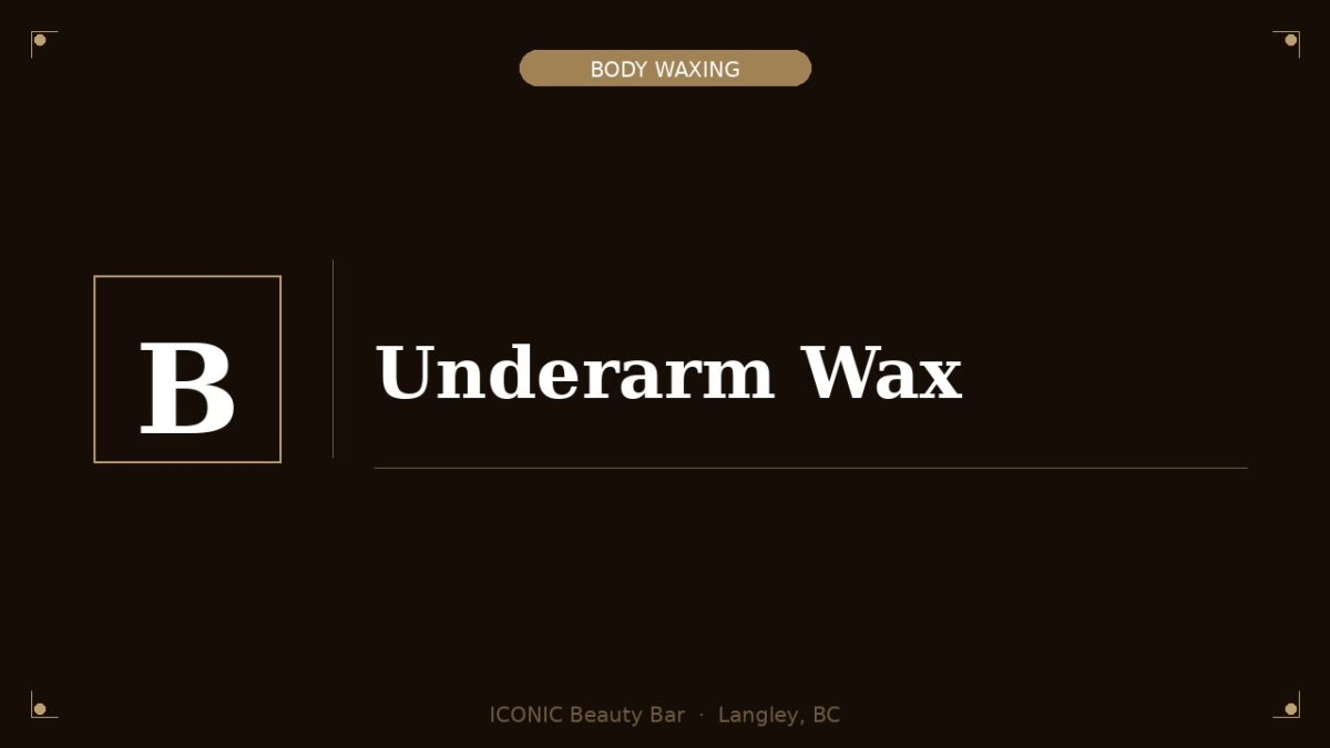 Underarm Wax